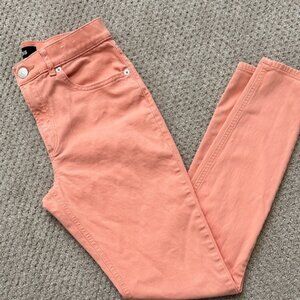 Express Women's Coral Skinny Jeans